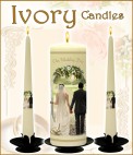 Wedding Candles Ivory