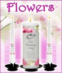 Flower Wedding Candles