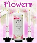 Flower Wedding Candles