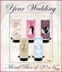 Your Wedding Day Candles Mixed Box 6 Inch