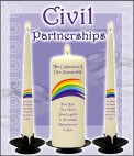 Civil Partnership Candles NaturallyIrish.ie Tel: 045 837783