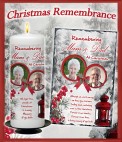 Personalised Christmas Remembrance Candles & Slates