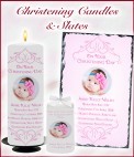 Christening Candles for Girls