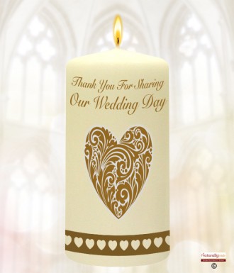 Beach & Rings Wedding Favour (White)