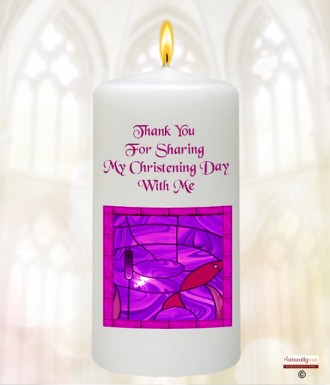 Modern BCC Christening Favour (White)