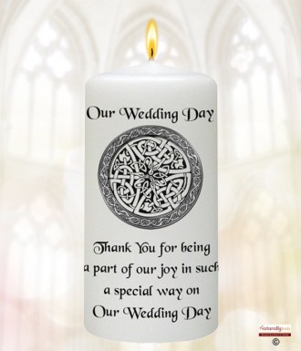 Celtic Wedding Favour White