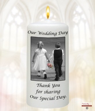 Young Love Silver Wedding Favour (White)