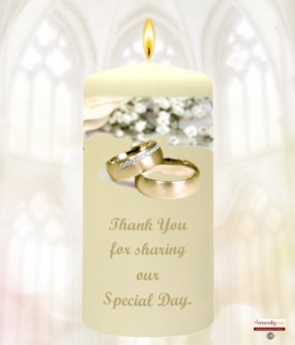 White Flowers & Rings (Ivory)