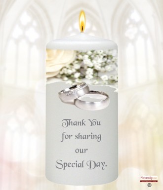 White Flowers & Rings (White)