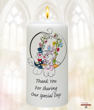 Bunny Swing Wedding Favour (White)