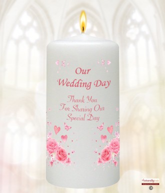 Beach & Rings Wedding Favour (White)