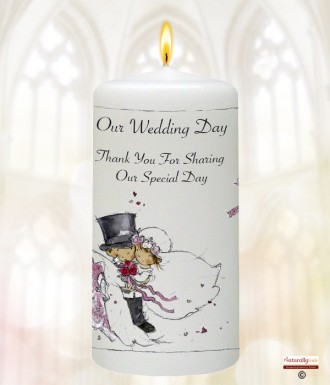 Beach & Rings Wedding Favour (White)