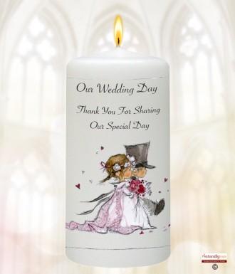 Beach & Rings Wedding Favour (White)