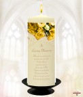 Rose Frame and Photo Wedding Remembrance Candle