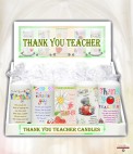 Thank You Teacher Candles