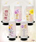 Personalised Mothers Day Candles