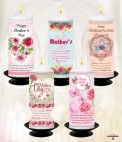 Personalised Mothers Day Candles