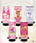 Personalised Mothers Day Candles
