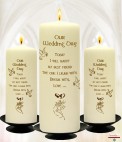 Wedding Candle Set