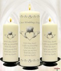 Wedding Candle Set