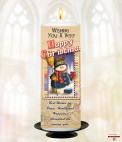 Personalised Christmas Candles for all the Family and Friends.