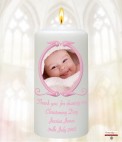 Gingham Feet Boy Christening Favour (White)