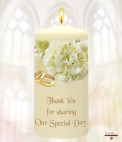 Wedding Gold Rings Wedding Favour (White)