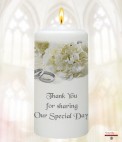 Wedding Gold Rings Wedding Favour (White)