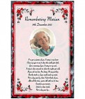 Beach and Photo Memorial Candle (white/ivory)