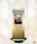 A Goodbye Memorial Candle (ivory/white)