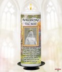 A Goodbye Memorial Candle (ivory/white)