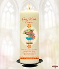 Flower Garden Get Well Soon Candle