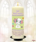 Flower Garden Get Well Soon Candle