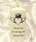 Celtic Heart Wedding Favour (White)Celtic Heart Wedding Favour (White)