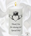 Celtic Heart Wedding Favour (White)Celtic Heart Wedding Favour (White)