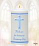 Christening Cross Blue Christening Favour (White) - Click to Zoom