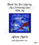 Modern BCC Christening Favour (White) - Click to Zoom