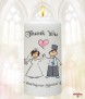 Happy Ever After Wedding Candles (White) - Click to Zoom