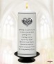 Celtic Heart Wedding Candles (White) - Click to Zoom