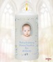 Stars & Hearts Blue Christening Favour (White) - Click to Zoom