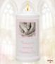 Gingham Feet Girl Christening Favour (White) - Click to Zoom