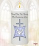 Dove Cross & Sheild Blue Christening Favour - Click to Zoom