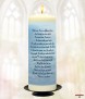 Cloud Sunset Memorial Candle (white/ivory) - Click to Zoom