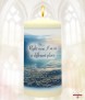 Cloud Sunset Memorial Candle (white/ivory) - Click to Zoom