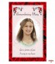 Red Roses And Photo Memorial Candle (white/ivory) - Click to Zoom