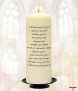 Cross and Dove Confirmation Candle - Click to Zoom
