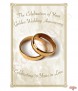 Rings Happy Golden Wedding Anniversary Candles - Click to Zoom