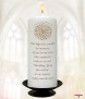 Claddagh Gold Wedding Remembrance Candle - Click to Zoom