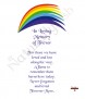 Rainbow Flair Wedding Remembrance Candle - Click to Zoom