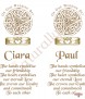 Claddagh Gold Wedding Candles (Ivory) - Click to Zoom